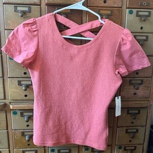 Anthropologie NWT PINK TOP